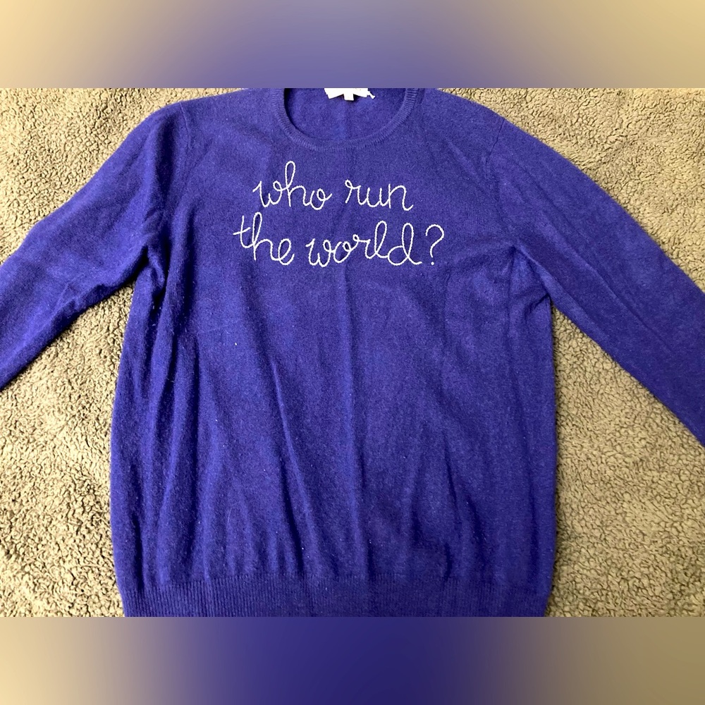 Lingua Franca 100% cashmere sweater size large